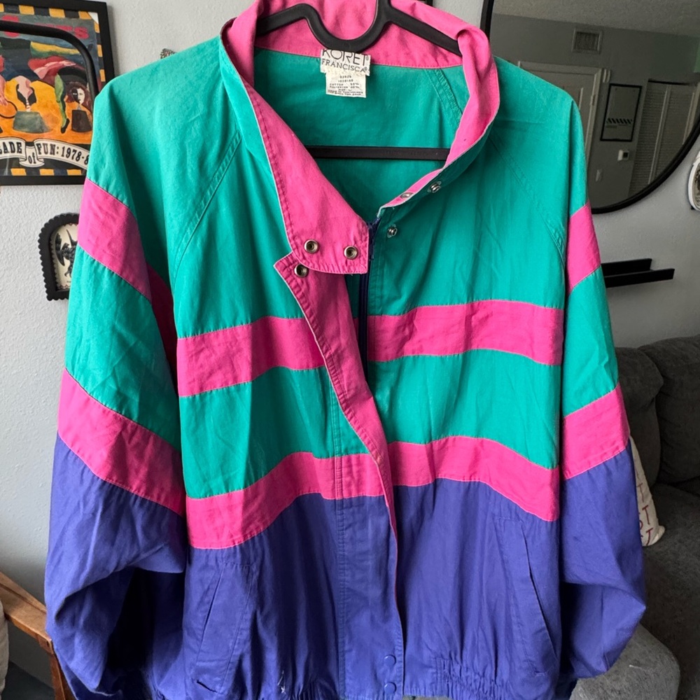 Vintage Colorblock Jacket